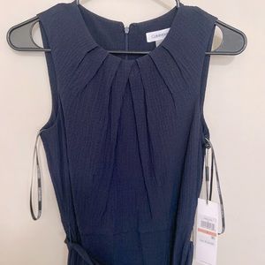 Calvin Klein navy blue dress size 2